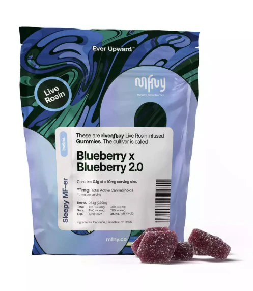 MFNY - MFNY | Edibles | Live Rosin Infused | Blueberry x Blueberry 2.0 | 100 mg Main Image