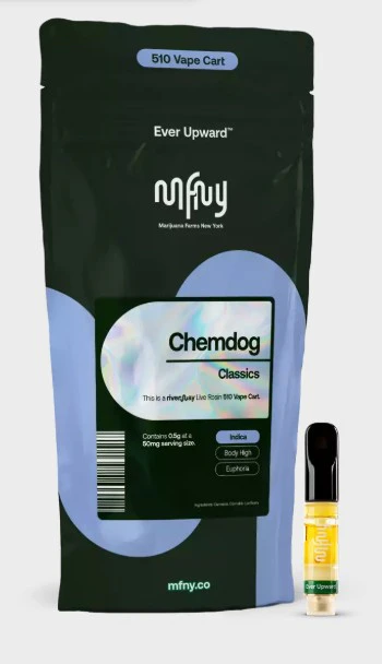 MFNY - MFNY | Vape Cart | Live Rosin Infused | Chemdog | 0.5g | 510 Main Image