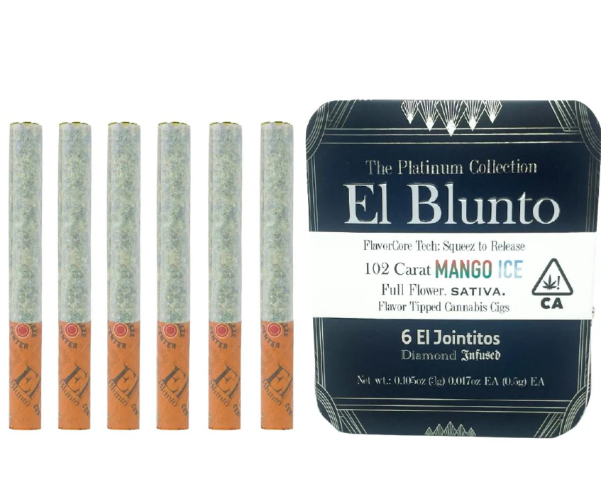 EL BLUNTO - 102 Carat Mango Ice - 6pk Diamond Infused Joints (El Blunto) Main Image
