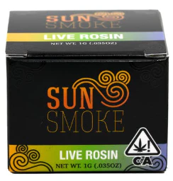 SunSmoke - SunSmoke - Live Rosin - White Miso - 1.0g Main Image