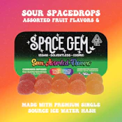 SPACE GEM 100mg Sour Spacedrop Gummies 10pk