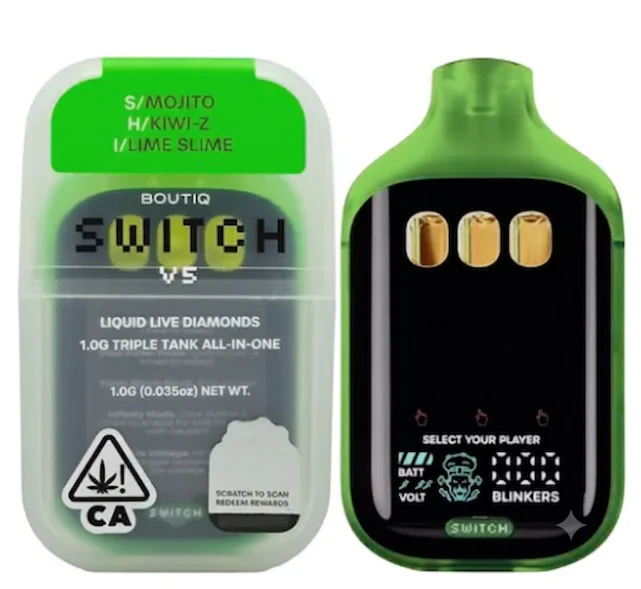 Boutiq - Boutiq - Liquid Live Diamonds - Mojito x Kiwi-Z x Lime Slime - V5GUM - RTU -1G Main Image