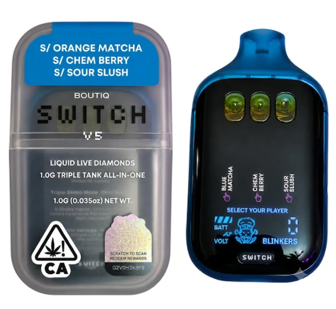 Boutiq - Boutiq - Liquid Live Diamonds - Orange Matcha x Chem Berry x Sour Slush - V5GUM - RTU -1G Main Image