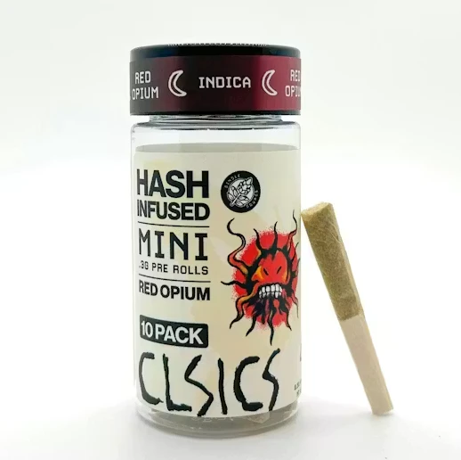 CLSICS - CLSICS: Red Opium Hash Infused .3g Pre-Roll 10-pack/3g (I) Main Image