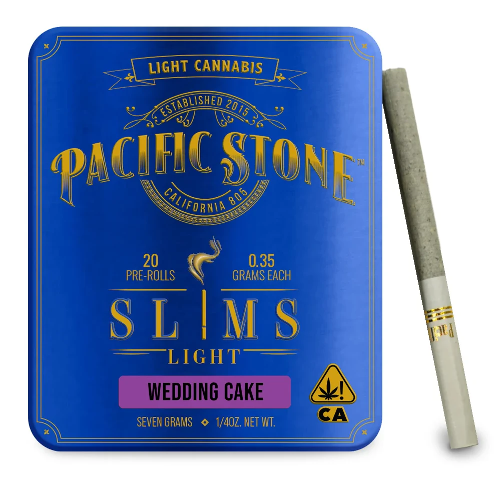 Pacific Stone - Pacific Stone Wedding Cake Indica light Slims 20-Pack (7g) Main Image