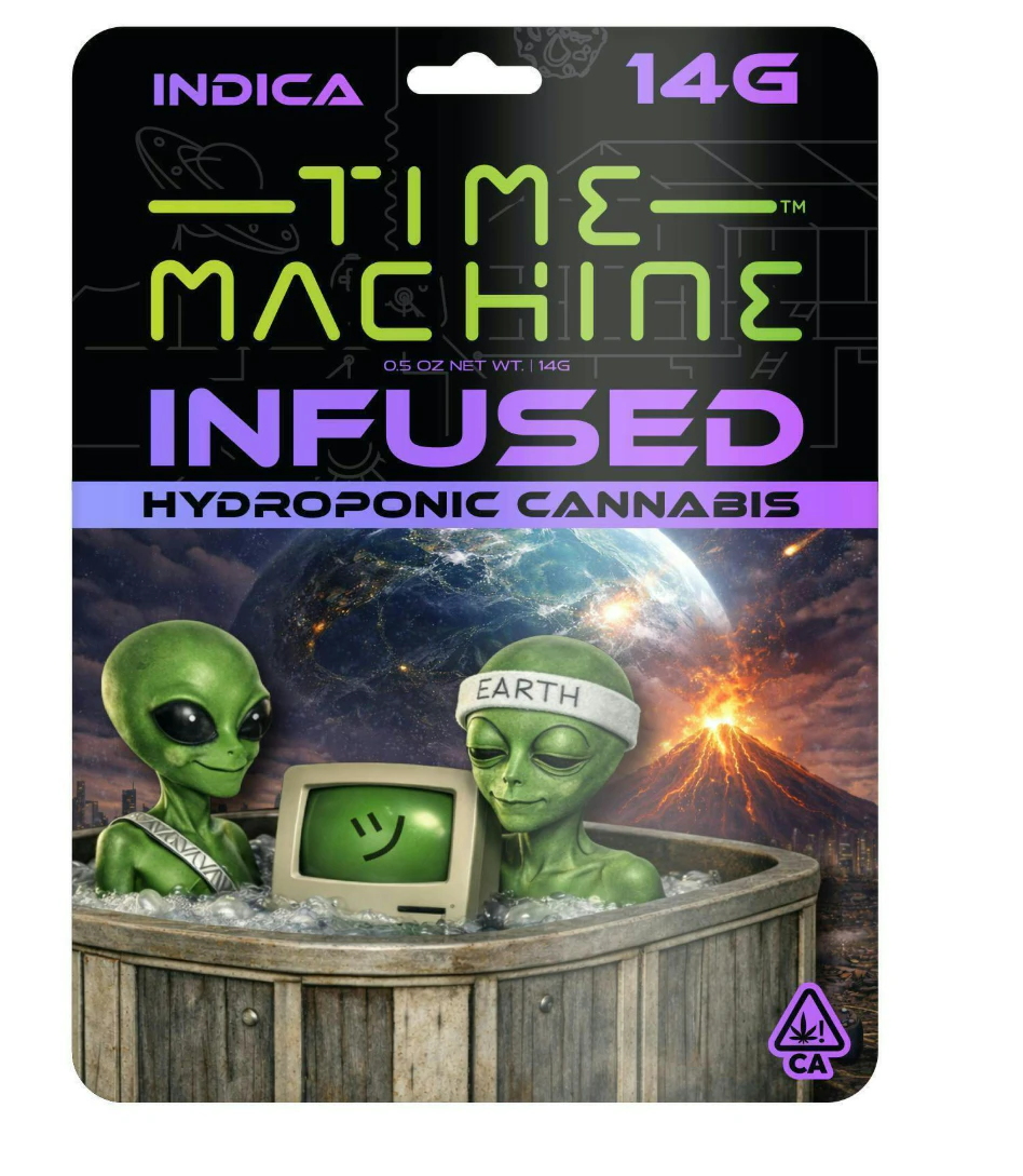 Time Machine - Time Machine 14g Infused Diamond Flower Watermelon Splash (I) Main Image