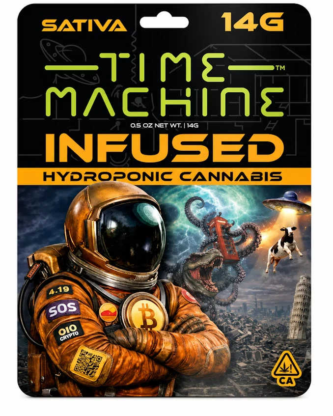 Time Machine - Time Machine 14g Infused Diamond Flower Grape Tangie (S) Main Image