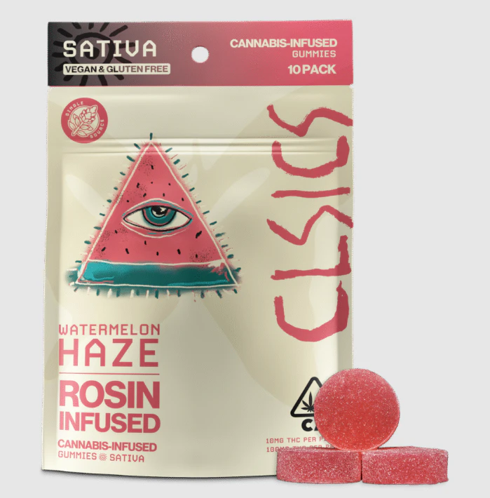 CLSICS - CLSICS: Watermelon Haze Live Rosin Gummies 10-Piece/100mg (S) Main Image