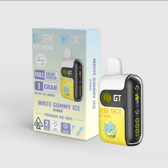 GEEK BAR THCX - GEEK THCX All-in-one 1g White Gummy Ice (H) Main Image