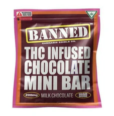 Banned - Banned | 200MG Chocolate | Chocolate Mini Bar Main Image