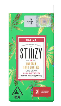 STIIIZY - AIO - Strawberry Milkshake - Live Resin Liquid Diamonds - 1g (S) - STIIIZY Main Image