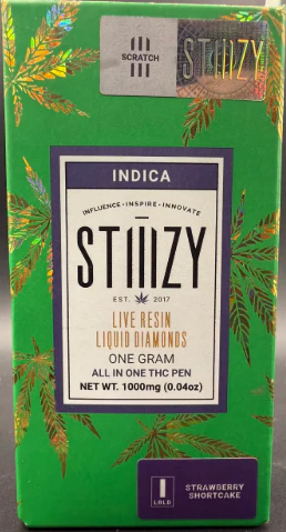STIIIZY - AIO - Strawberry Shortcake - Live Resin Liquid Diamonds - 1g(I) - STIIIZY Main Image