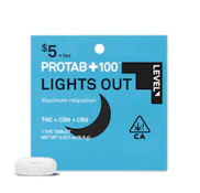 LEVEL Lights Out Protab 100 Single Tablet