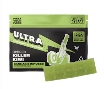 Ultra 100mg Killer Kiwi Rosin & Resin Gummy Bar