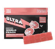 Ultra 100mg World Peach Rosin & Resin Gummy Bar