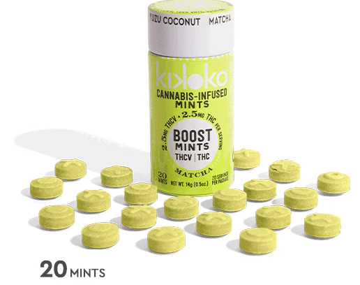 Kikoko - Kikoko - Edible - Mints Boost - THC/THCV/MATCHA 1:1 - 20PK Main Image