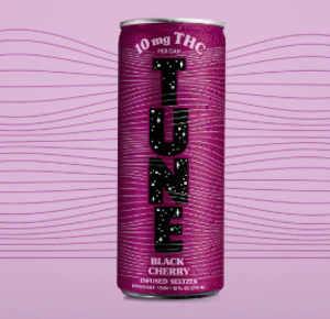Tune | Edibles | Drink | Black Cherry | 12oz Seltzer | 10mg THC |