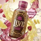 Uncle Arnies 100mg Raspberry Lemonade Live Resin Beverage