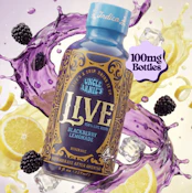 Uncle Arnies 100mg Blackberry Lemonade Live Resin Beverage