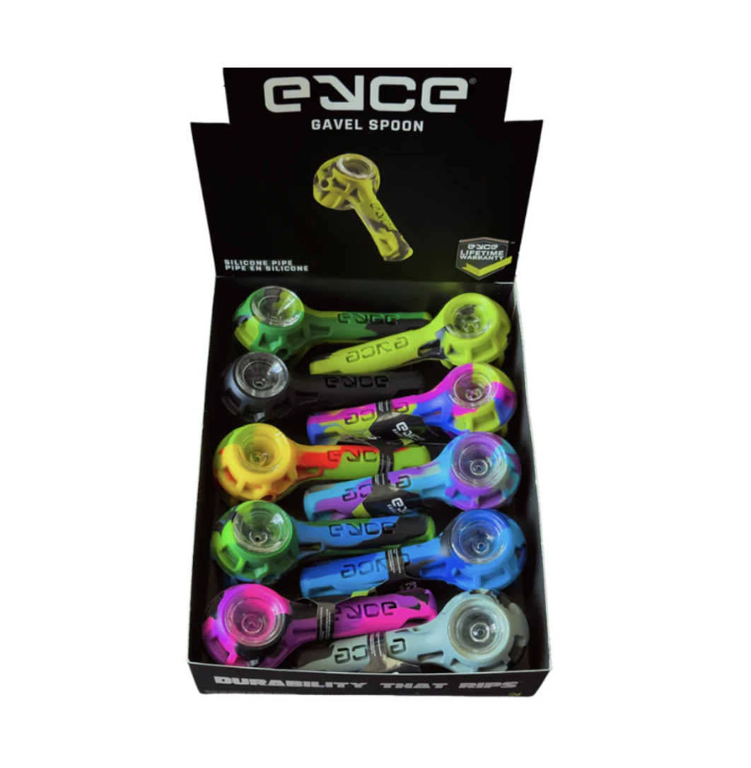 Eyce Molds - Gavel Spoon | Silicone Pipe Assorted Colors | TAX INCLD Main Image