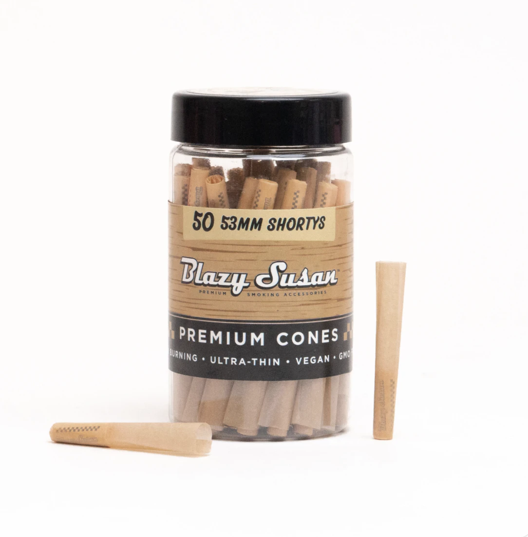 Blazy Susan - Blazy Susan Mini Cones 50mm | 50 ct Unbleached |  TAX INCLD Main Image