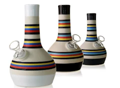 8" Ceramic Pottery Vase Water Pipe (Colors Vary)