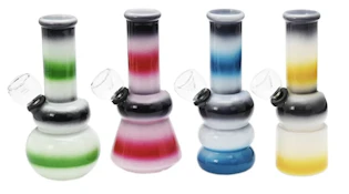 5.5" Multi Color Pull Over Frosted Bong (Color Vary)