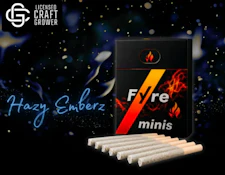 Hazy Emberz 8pk Infused Pre-Rolls - 2.4g