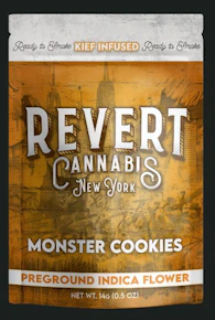 Revert | Ground Flower | Kief Infused | Monster Cookies | 14G