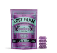 Lost Farm | Grape x Mendo Purps Resin Gummies| 10mgTHC | 10pk