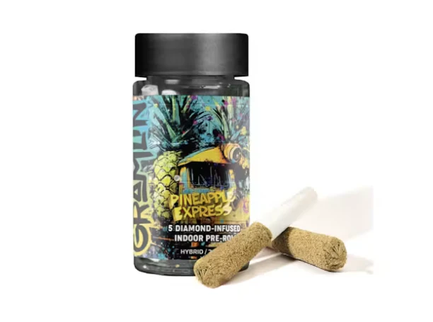 Gramlin - Gramlin Infused 5pk Prerolls 3.5g Pineapple Express Main Image