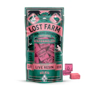 Kiva Lost Farms Live Resin Chews Watermelon