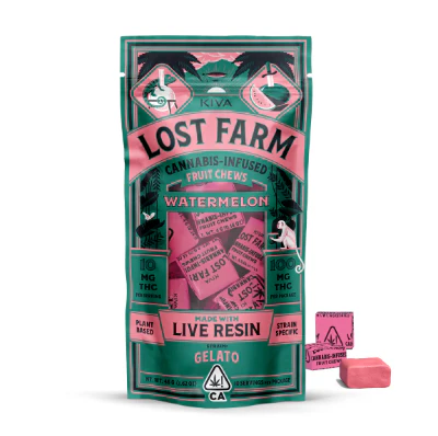 KIVA - Kiva Lost Farms Live Resin Chews Watermelon Main Image