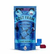 Kiva Lost Farms Live Resin Chews Blueberry