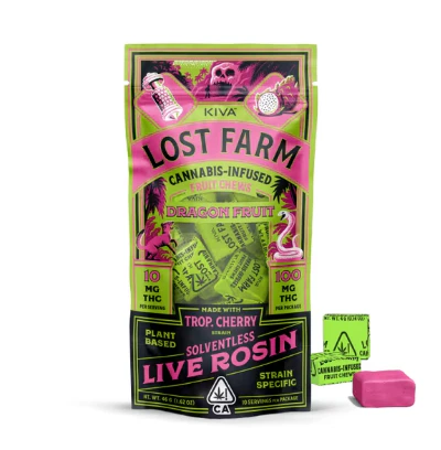 KIVA - Kiva Lost Farms Live Rosin Chews Dragon Fruit Main Image