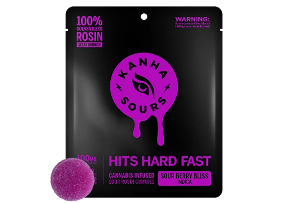 KANHA - Kanha Nano Rosin Gummies Sour Berry Bliss Main Image