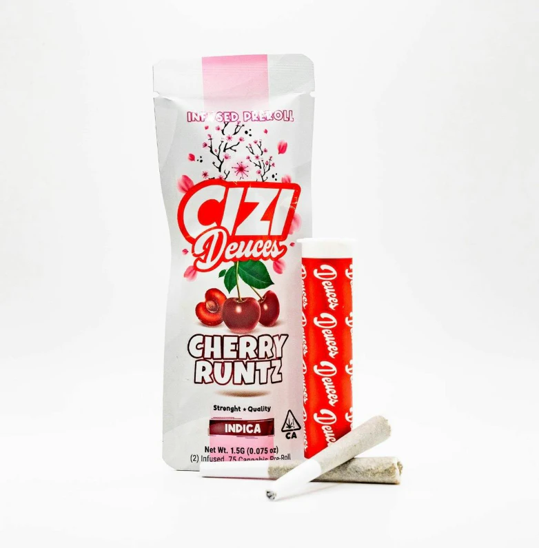 Cizi - Cizi - (2) .75G - Infused Pre-Roll - Cherry Runtz Main Image