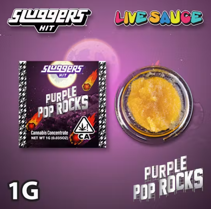 Sluggers Hit: Purple Pop Rocks