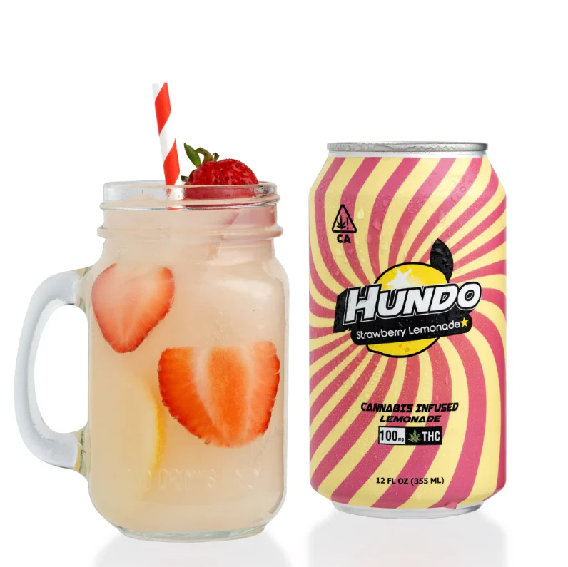 Hundo - Hundo-Strawberry Lemonade 12oz 100mg Main Image