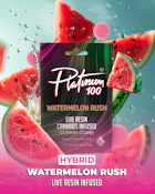 Platinum Vape -Watermelon Rush - 100mg Live Resin Gummy