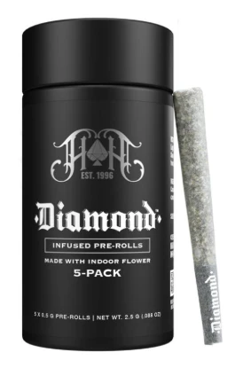 Heavy Hitters - Trainwreck 5 Pack Diamond Infused Pre Roll - .5G (2.5G) Main Image