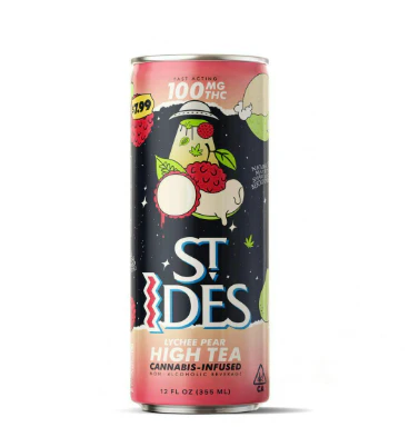 ST IDES - St Ides High Tea 100mg Pear Lychee Main Image