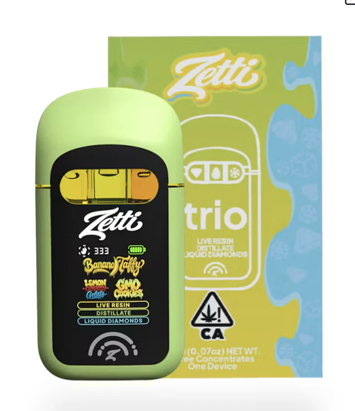 Zetti - Zetti | Banana Taffy x GMO Cookies x Lemon Cherry Gelato | Indica 2g AIO Main Image