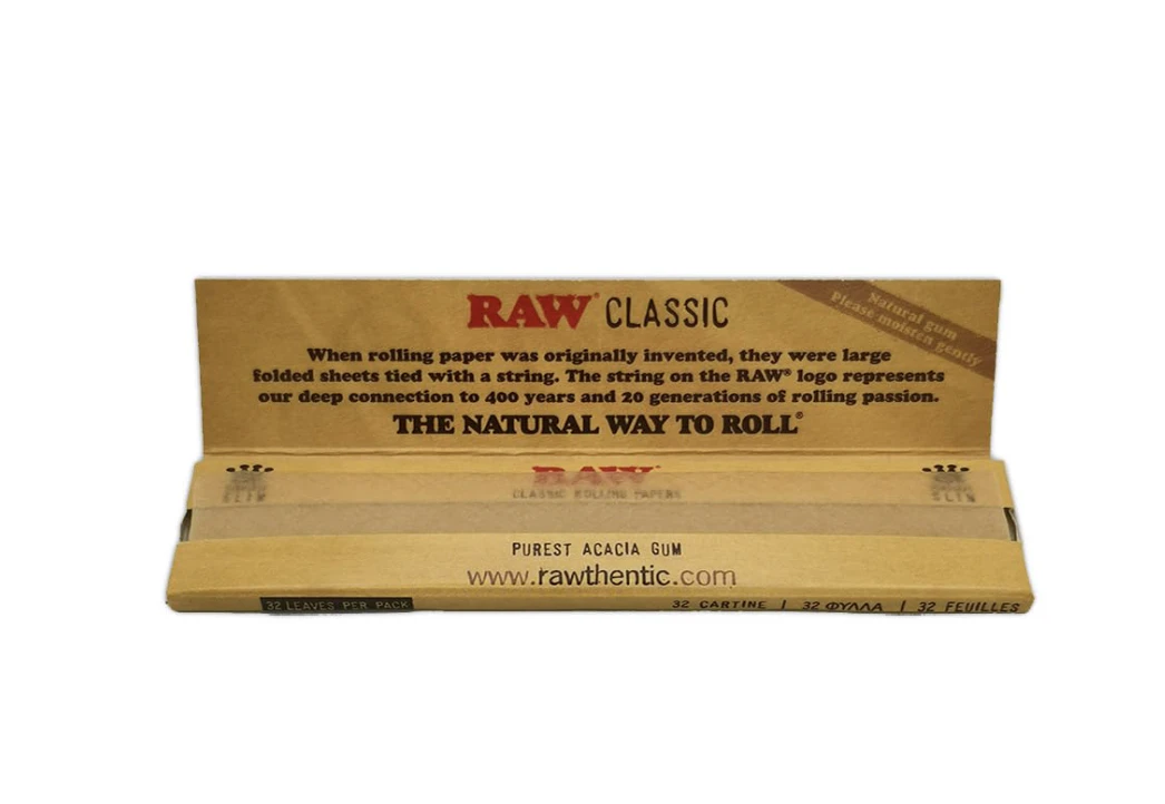 RAW - Classic RAW King Size Slim Rolling Papers | TAX INCLD Main Image