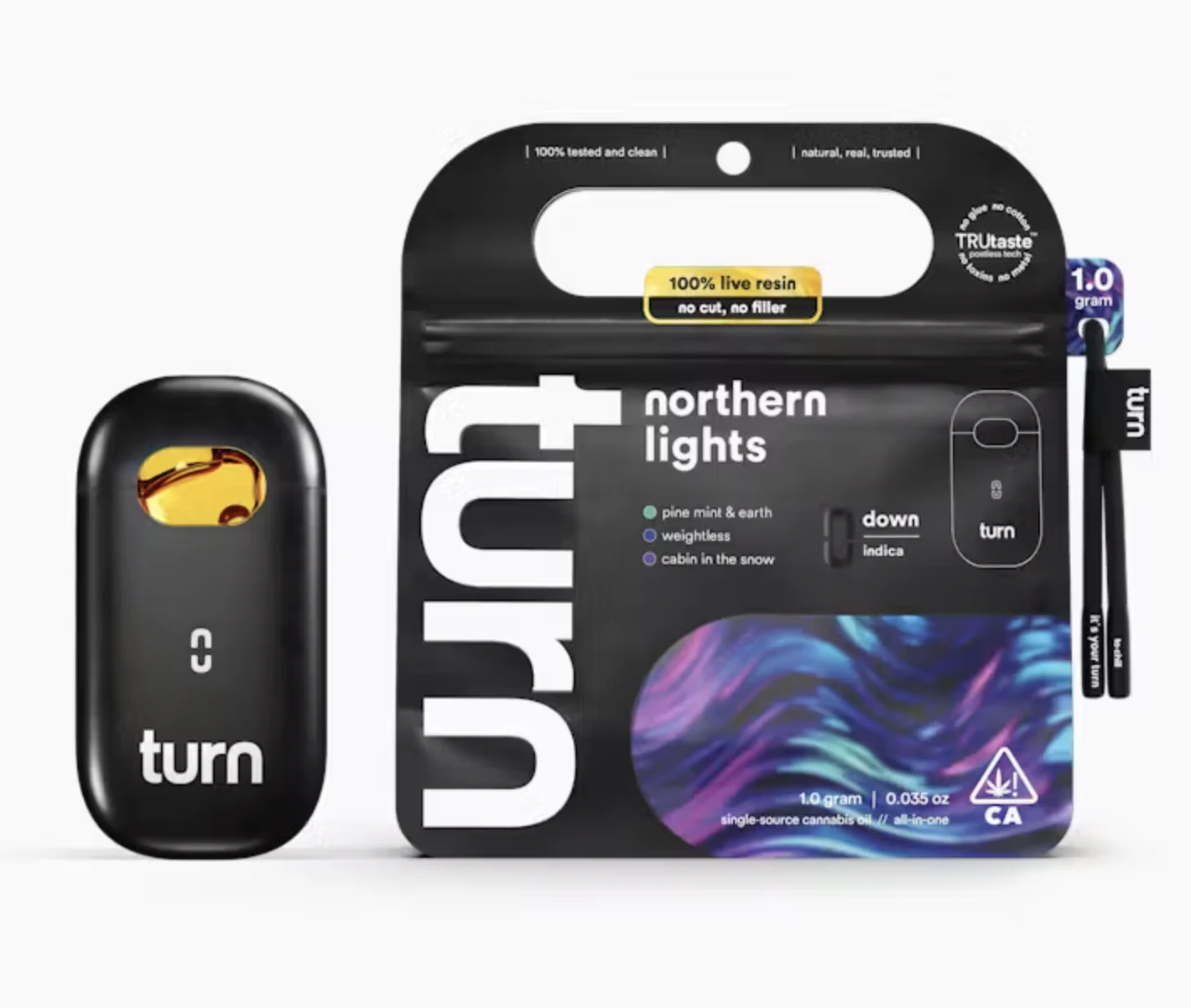 turn - Turn Live Resin TurnOne 1g Northern Lights (I) Main Image
