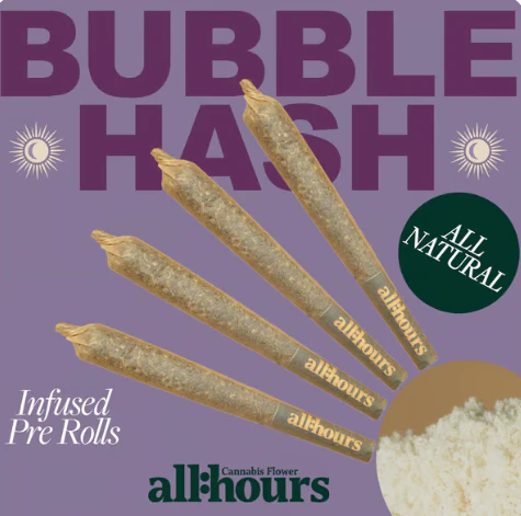 all:hours - all:hours 10G's Bubble Hash Infused Shorties 42177 Main Image