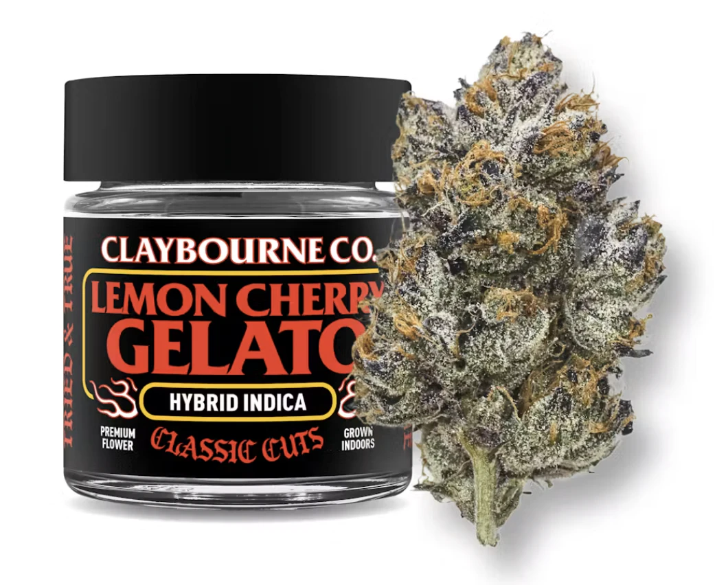 Claybourne Co. - Claybourne Classic Cuts - Large Bud - 3.5g - Indoor Lemon Cherry Gelato Main Image