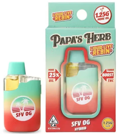 Papa's Herb - Papa's Herb - 1.25g Live Resin AIO - SFV OG Main Image