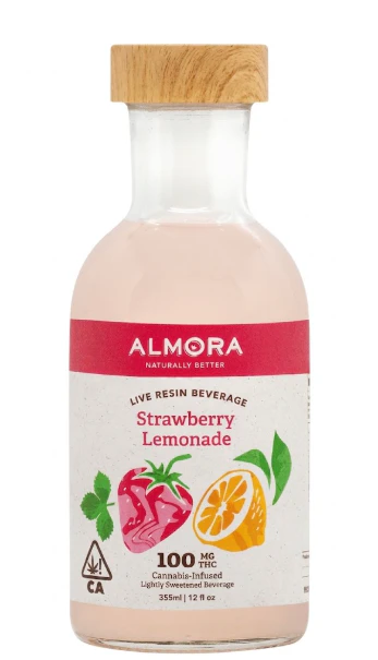 Almora - Almora Farms - Drink - Strawberry Lemonade - 12oz - 100MG Main Image