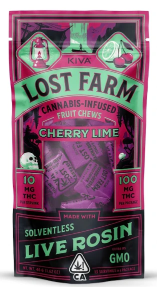 Lost Farms - Lost Farm - Live Rosin - Cherry Lime - GMO - Fruit Chews - 100mg Main Image